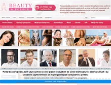 Tablet Screenshot of beautywpolsce.com